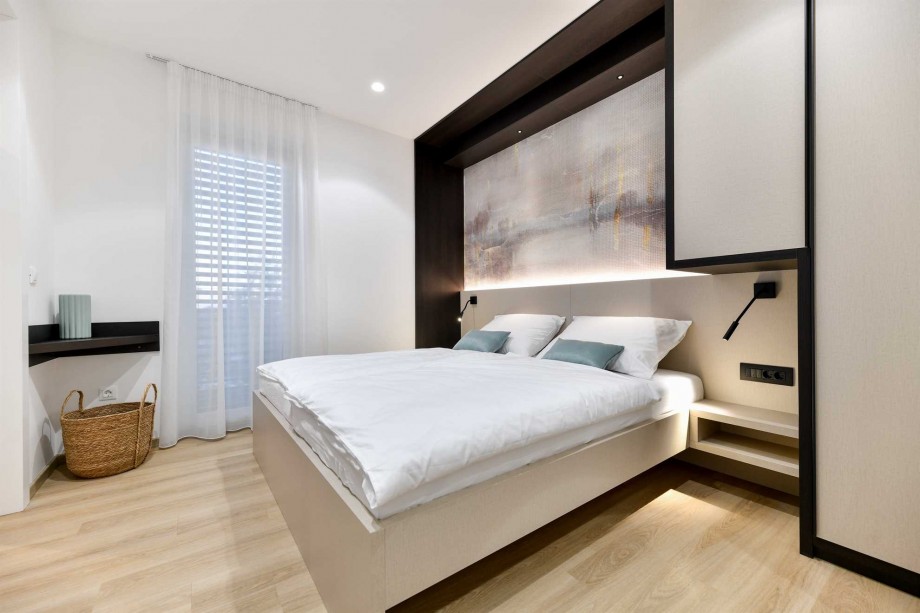 CROWONDER  Superior Apartments and Rooms Oaza with Heated Swimming Pool, Gym and Sauna- Apartment A203 (2+2) with Sea View