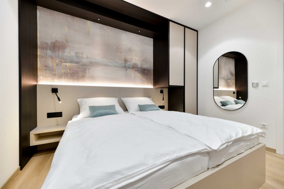 CROWONDER  Superior Apartments and Rooms Oaza with Heated Swimming Pool, Gym and Sauna- Apartment A203 (2+2) with Sea View