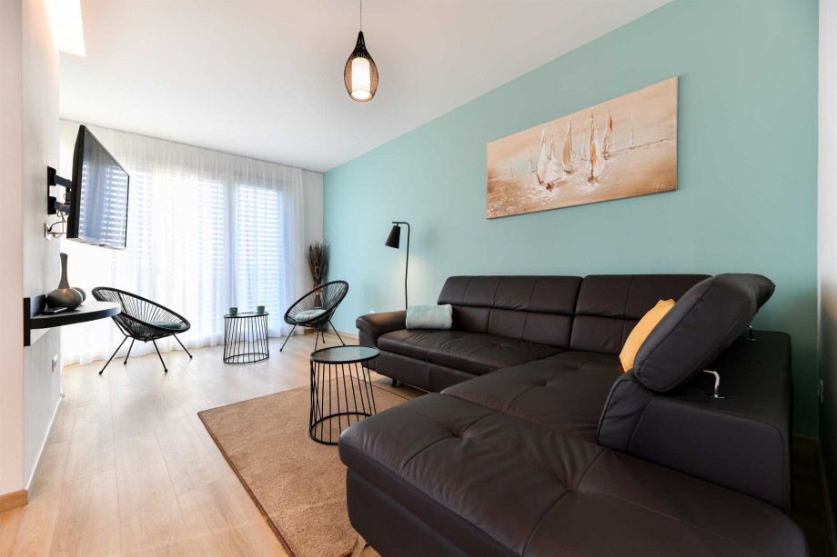 CROWONDER  Superior Apartments and Rooms Oaza with Heated Swimming Pool, Gym and Sauna- Apartment A204 (2+2) with Sea View