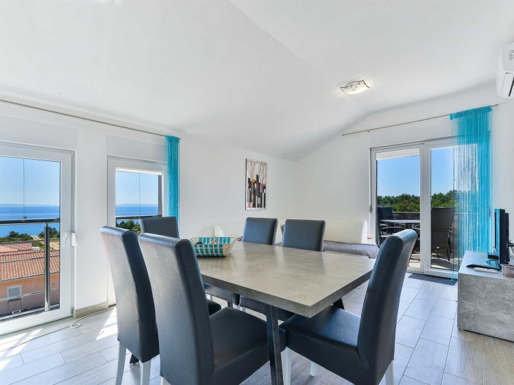 CROWONDER Luxury Vir Apartments - Apartmán A6 s výhledem na moře