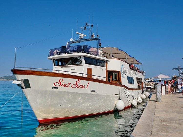 Całodniowy rejs statkiem do Parku Przyrody Telašćica i na wyspę Katina (Kornati) – wypłynięcie z Biograd na Moru