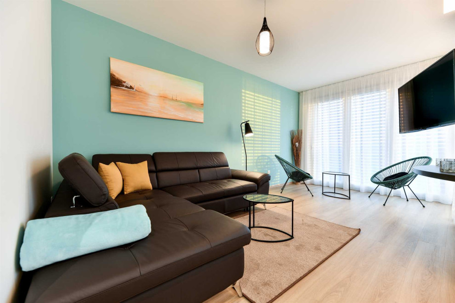 CROWONDER Apartments & Rooms Oaza with Heated Swimming Pool - Ap. A101 Family (4+2) with Sea View